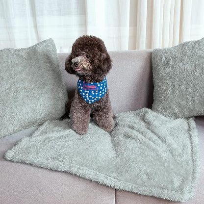 MACEVIA Fluffy Fleece Dog Blankets (24x29 Inch,