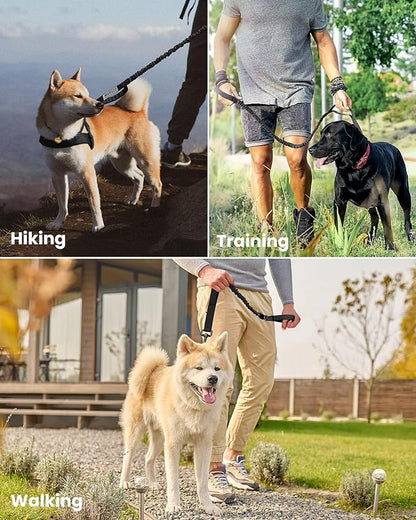 OutdoorMaster Bungee Dog Leash 2 Padded 4 FT