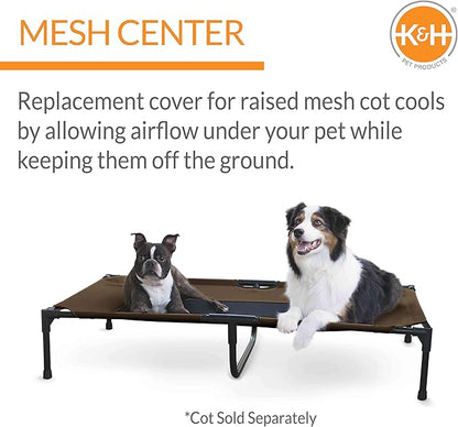 K&H Pet Products Elevated Cooling Outdoor Dog Bed 50 X 32 Inches