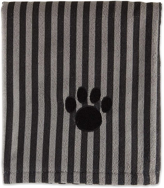 Bone Dry Pet Grooming Towel Collection Absorbent Microfiber X-Large 41x23.5", Striped