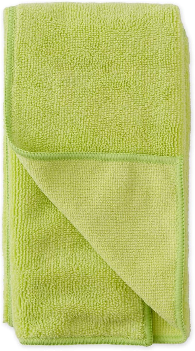 Bone Dry Pet Grooming Towel Collection Embroidered Absorbent Microfiber Drying Set 15x30, Lettuce 3 Count