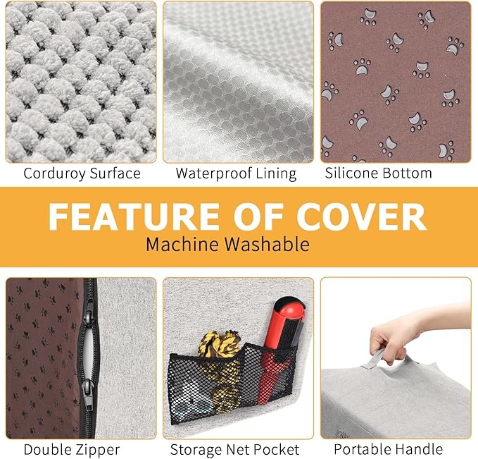 Topmart 3 Tiers Foam Dog Ramps/Steps