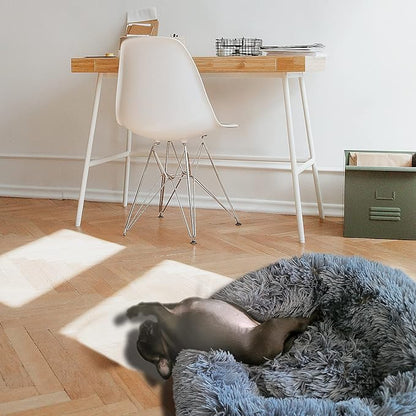 Puppy Bed for Calming Dog 23 Inches Dark 15 lbs