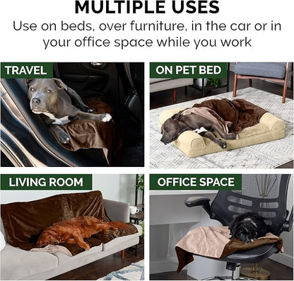 Furhaven Waterproof Throw Blanket for Dogs & Indoor Cats