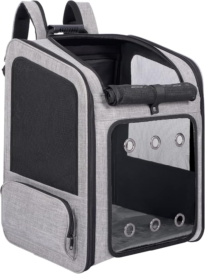 Extra Large Pet Carrier Backpack Cats Under 30 Lbs, for Dogs Puppies Rabbits Other Animals Under 25 Lbs, Ventilated Design, Great for Travel/Hiking/Outdoor Use