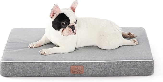 Bedsure Memory Foam Dog Bed for Medium Dogs