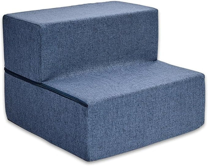 Best Pet Supplies Portable Foldable Foam Pet Stairs/Steps for Couch 2-Step (H: 12")