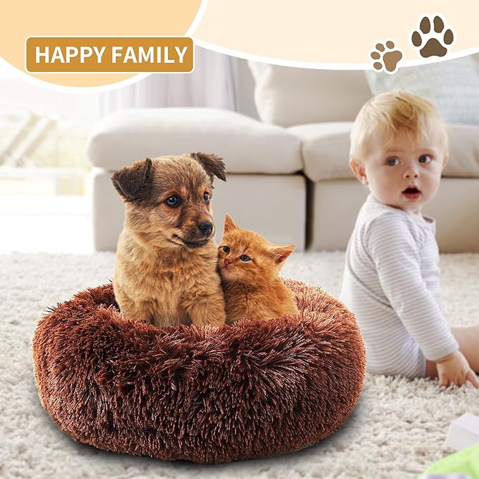 Dog Bed Comfiest Indoor Calming Waterproof Bedding Washable
