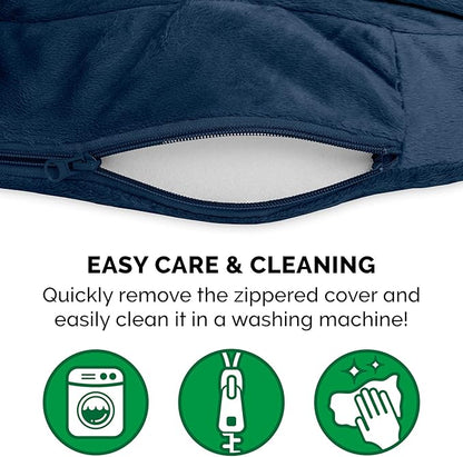 Furhaven 26" Round Cooling Gel Dog Bed for Medium/Small Dogs w/ Removable Washable Cover 30 lbs 26-inch