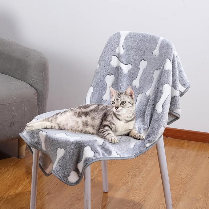 1 Pack 3 Pet Blankets Super Soft Dog 23"x15")