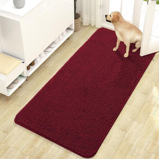 OLANLY Dog Door Mat for Muddy Paws 47x24
