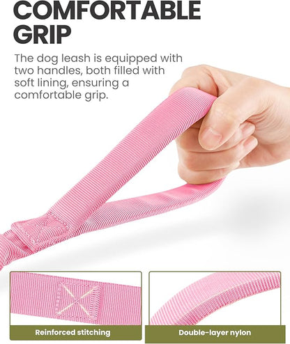 OutdoorMaster Bungee Dog Leash 2 Padded 6 FT)