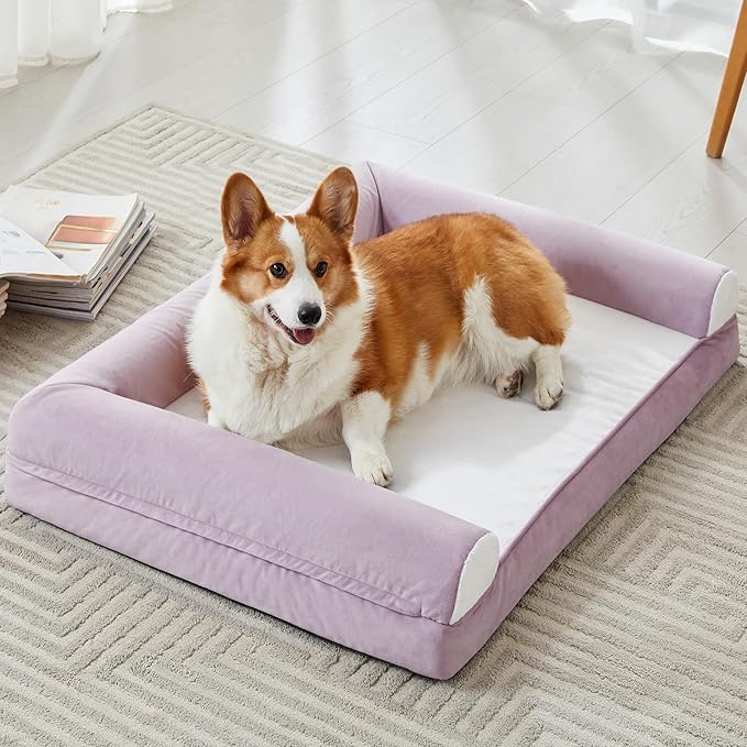 BFPETHOME Washable Dog Beds for Medium Dogs