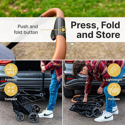 Dog Stroller -3 in 1 Pet Stroller. Detachable 360° Swivel 35lbs