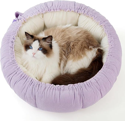 Lesure Cat Beds for Indoor Cats 21x21x7 Inches
