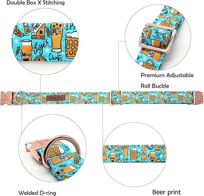 Lionheart glory Dog Collar Blue Dog Collar Summer