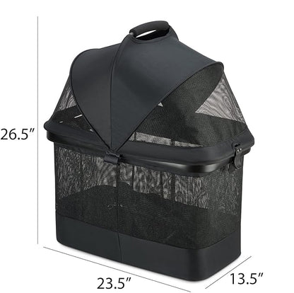 Joovy Pootler 2-in-1 Pet Stroller and Carrier Black