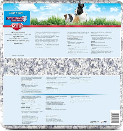 Kaytee Clean & Cozy Extreme Odor Control Bedding, Made for Small Animals, 65 Liters