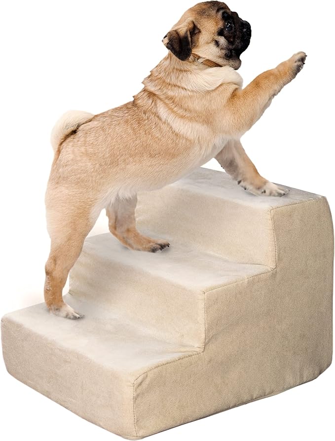 3-Step Pet Stairs 2-Tone Design