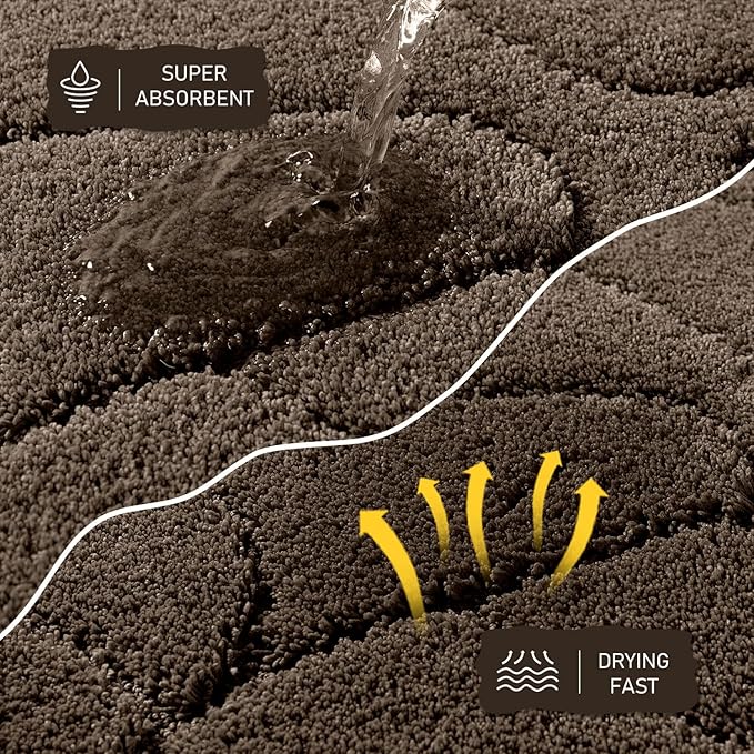 BSICPRO Dog Mat for Muddy Paws 32x20 Low