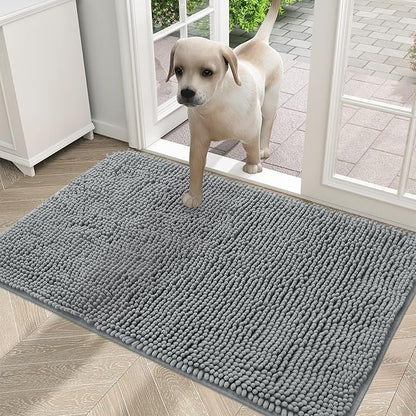OLANLY Dog Door Mat for Muddy Paws 30x20