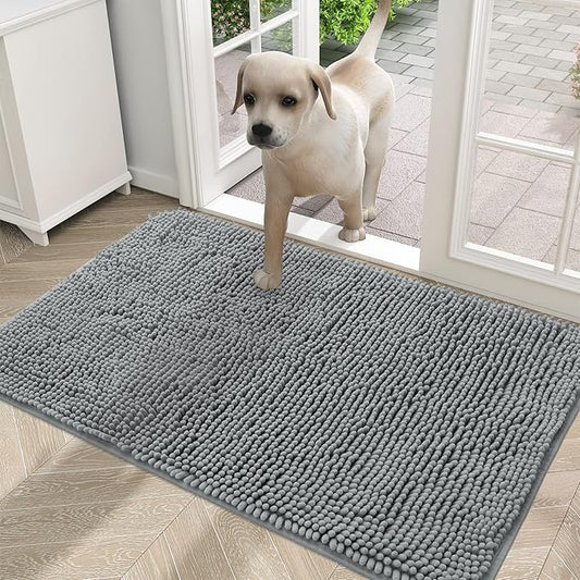 OLANLY Dog Door Mat for Muddy Paws 36x24