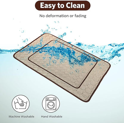 SHEJIZE Dog Cooling Mat 28x40inch/70x100cm, Fabric,