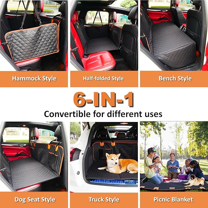 Back Seat Extender for Dogs Cats