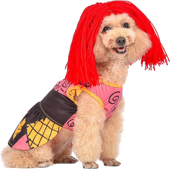 Halloween Nightmare Before Christmas Sally Costume - Extra Extra Large| Halloween Costumes for Dogs, Officially Licensed Disney Dog Halloween Costume