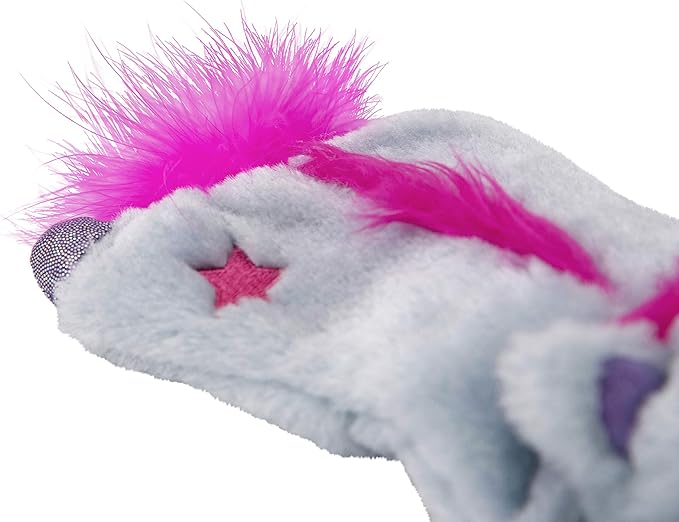 Catstages Cuddle Pal Microwaveable Plush Unicorn Cat Toy