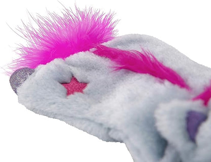 Catstages Cuddle Pal Microwaveable Plush Unicorn Cat Toy