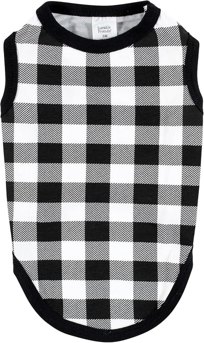 Luvable Friends Dog Pet Dog and Cats Cotton T-Shirts 2pk