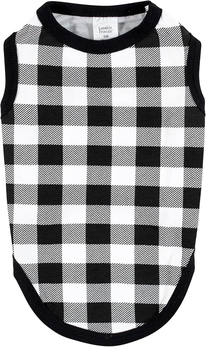 Luvable Friends Dog Pet Dog and Cats Cotton T-Shirts 2pk