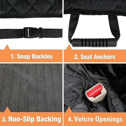 PETICON Waterproof Scratchproof Pet Bench Seat Covers for Cars