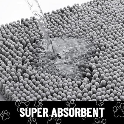 smiry Dog Door Mat for Muddy Paws (36x24 Inches,