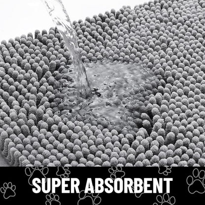 smiry Dog Door Mat for Muddy Paws (47x32 Inches,