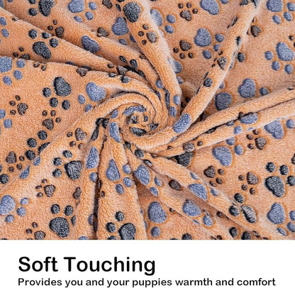 Dono 1 Pack 2 Dog Blankets Soft Fluffy
