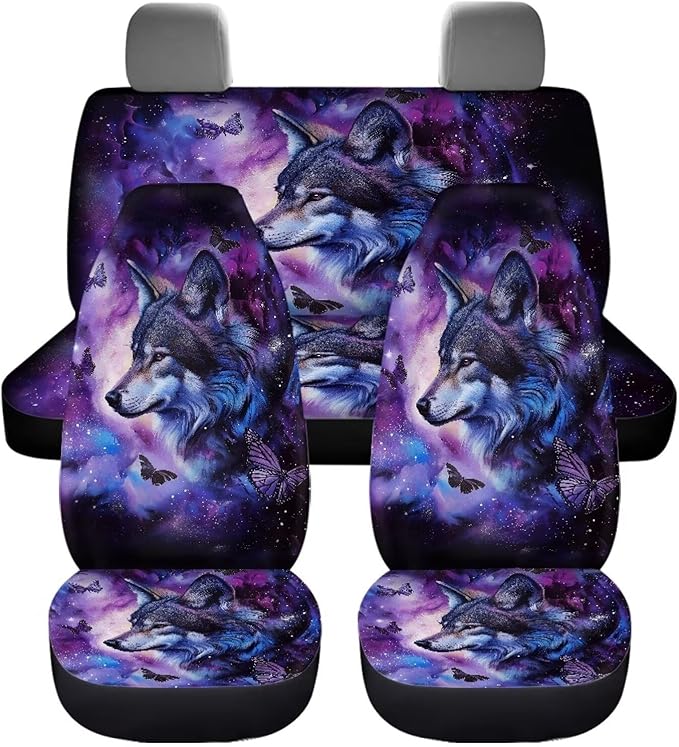 Galaxy Wolf Automotive Full Set Seat Covers 4
