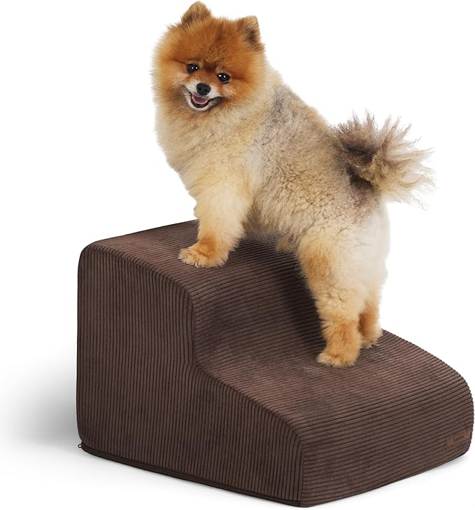Lesure Dog Stairs for Small Dogs 2 Steps