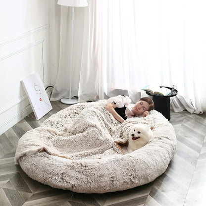 Giant Dog Bed for Human with Matching Blanket 75 * 55 XXXXXXL