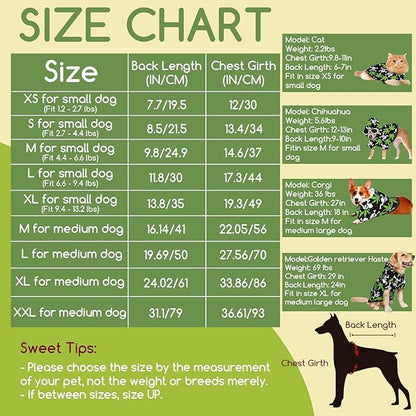 Skull Weed Leaf Dog Hoodies，Dog Clothes with Pocket