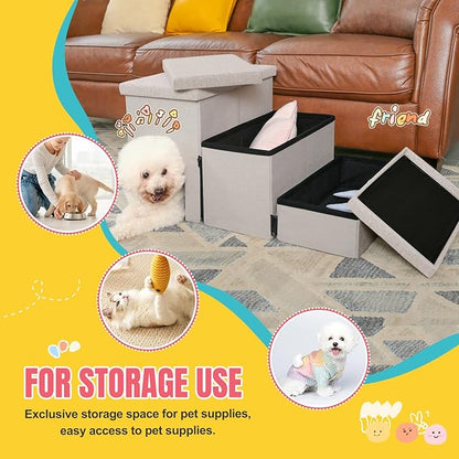 Dog Stairs for High Beds 22 inches(3