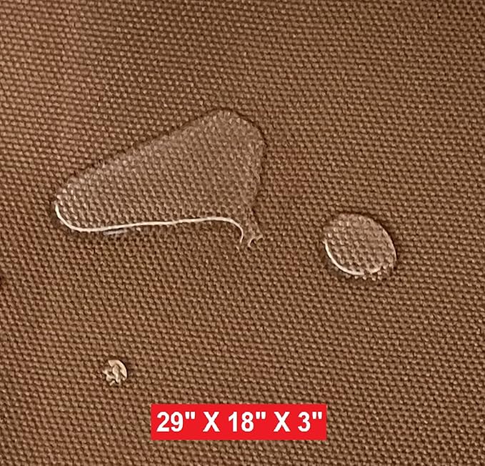 Dogbed4less Memory Foam Platform Dog Bed 29X18X3 Brown