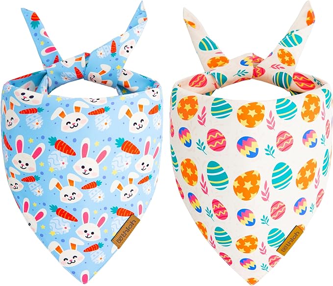 Easter Dog Bandanas 2 Pack
