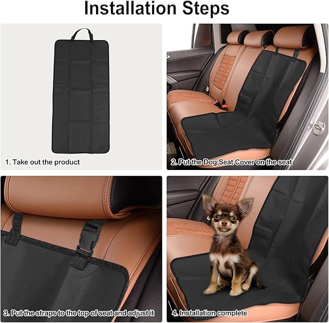 X AUTOHAUX Universal Car Front Pet Dog Back 99x49cm