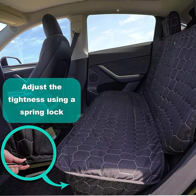 Dog Seat Covers for Tesla Model Y Back Seat Cover for Kids
