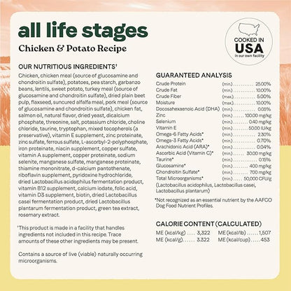 Canidae All Life Stages Real Chicken & Potato Recipe – High Protein and Grain-Free Premium Dry Dog Food for All Ages, Breeds, and Sizes– 24 lbs.