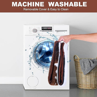 Faux Fur Dog Beds for Large Dogs print,32x24inches)