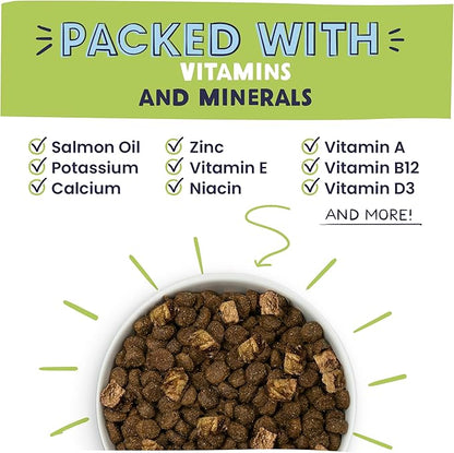 Pawstruck Vet Recommended Air Dried Dog Food Toppers for Picky Eaters - Made in USA with Real Chicken - Premium All Natural Meal Mix-in Kibble Seasoning Enhancer - 8 oz - Packaging May Vary