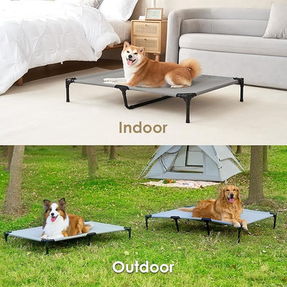 EHEYCIGA 36 Inch Elevated Dog Cot Bed Medium